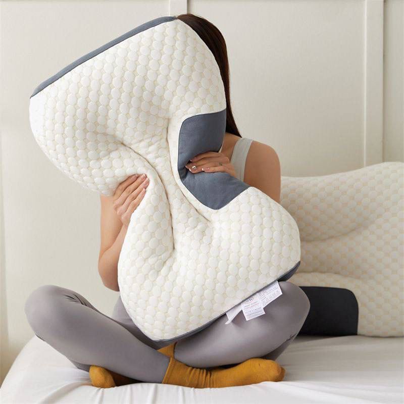 COMBO 2 ALMOHADAS ERGONOMICAS BLANCO