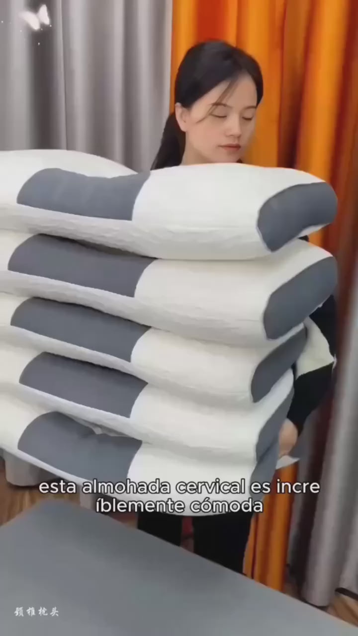 COMBO 2 ALMOHADAS ERGONOMICAS BLANCO